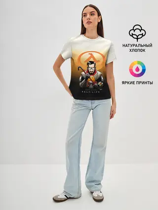 Женская базовая футболка / FREEMAN | HALF-LIFE