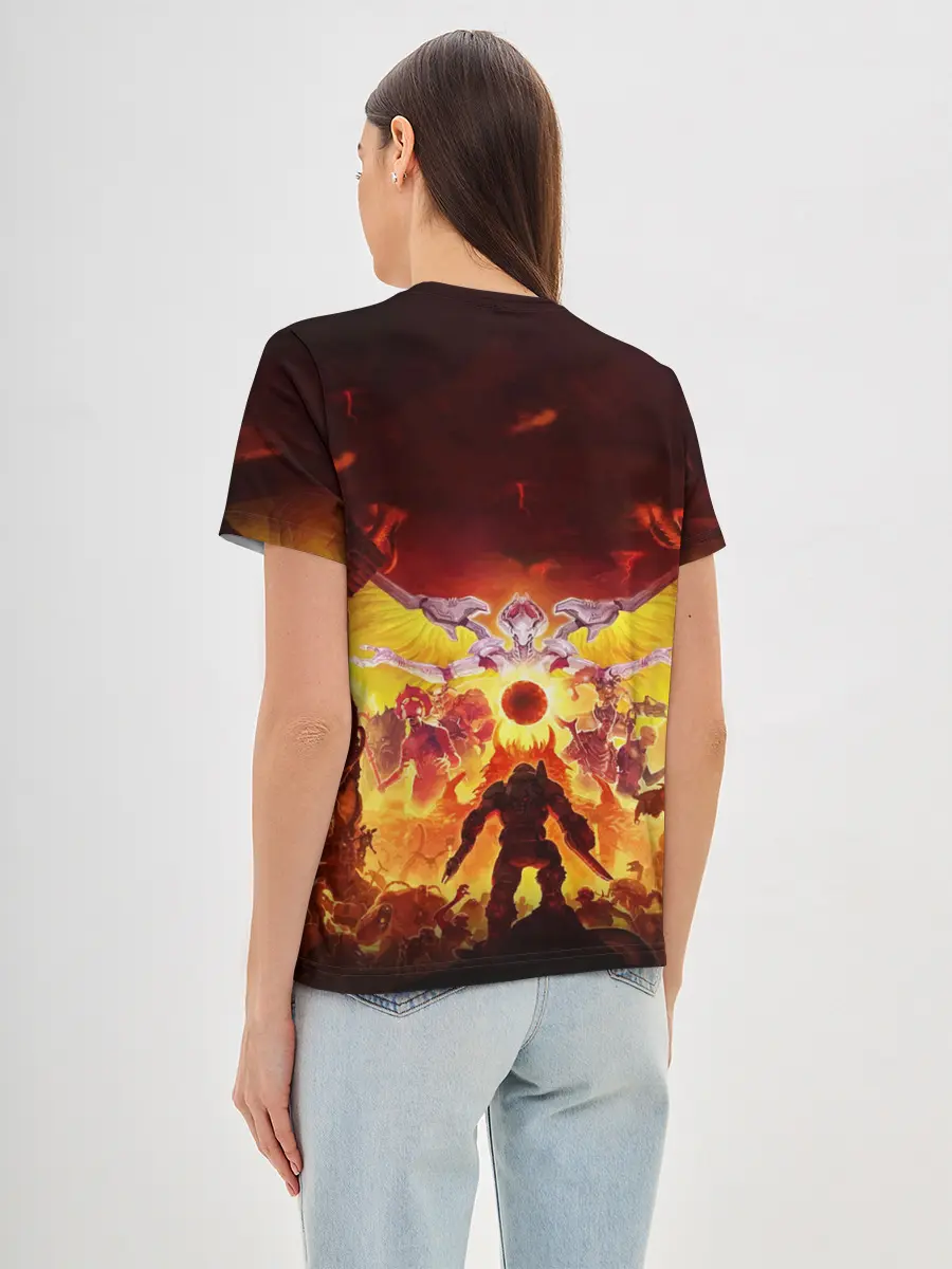 Женская базовая футболка / DOOM Eternal