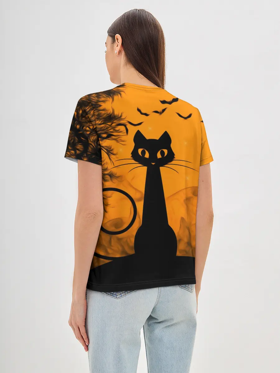 Женская базовая футболка / Halloween