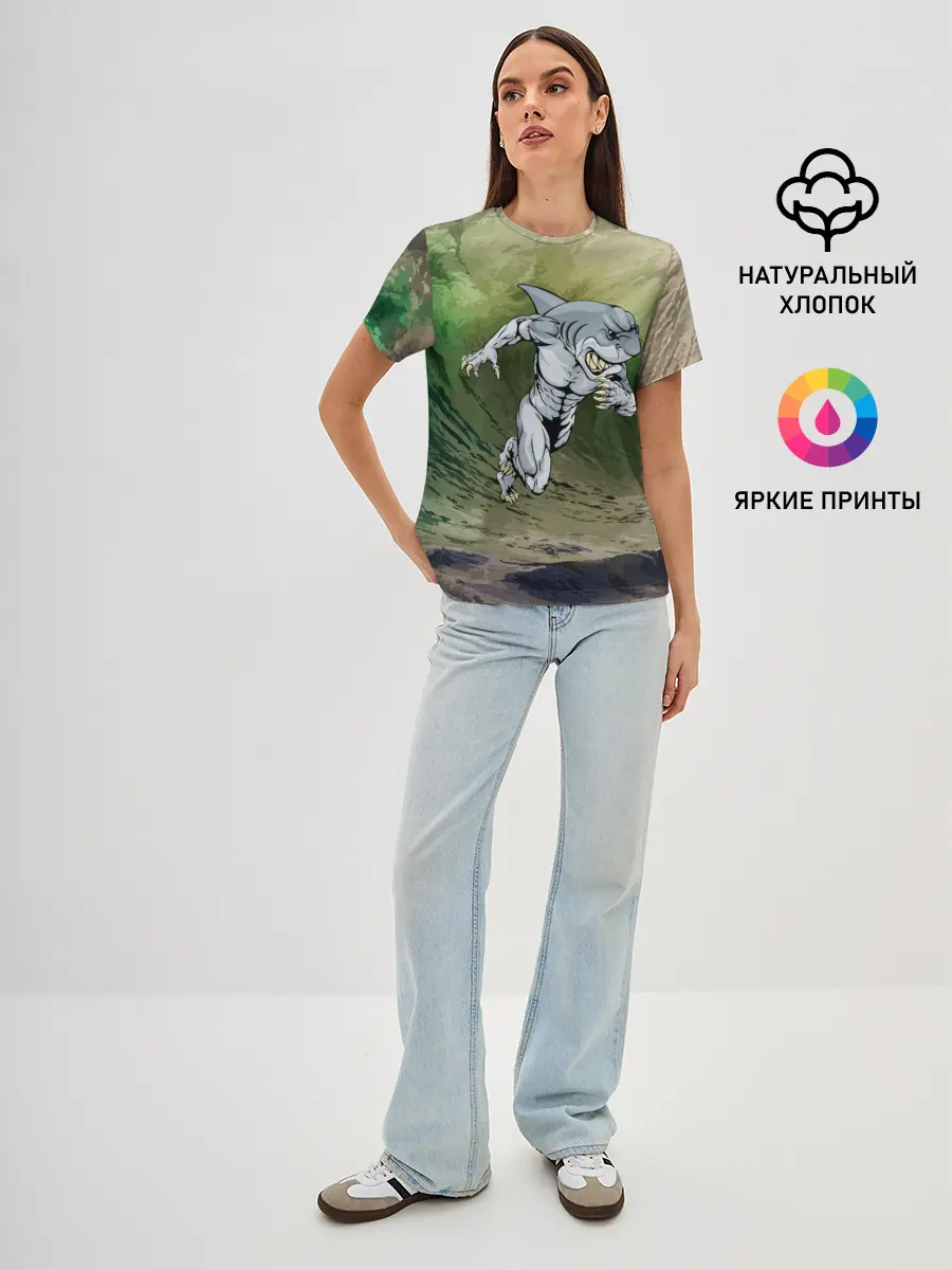 Женская базовая футболка / Great White