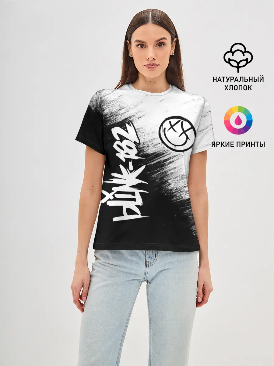 Женская базовая футболка / Blink-182