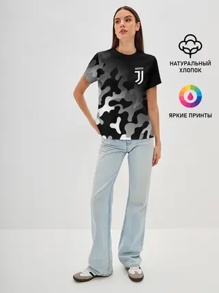 Женская базовая футболка / JUVENTUS / ЮВЕНТУС