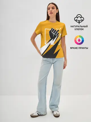 Женская базовая футболка / R6S FINKA