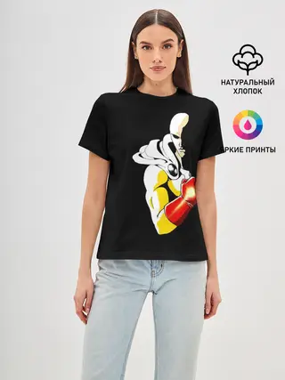 Женская базовая футболка / Сайтама | One Punch Man