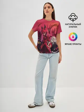 Женская базовая футболка / ОТЕЛЬ ХАЗБИН