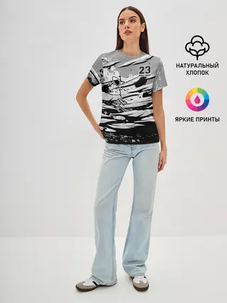 Женская базовая футболка / Michael Jordan 23