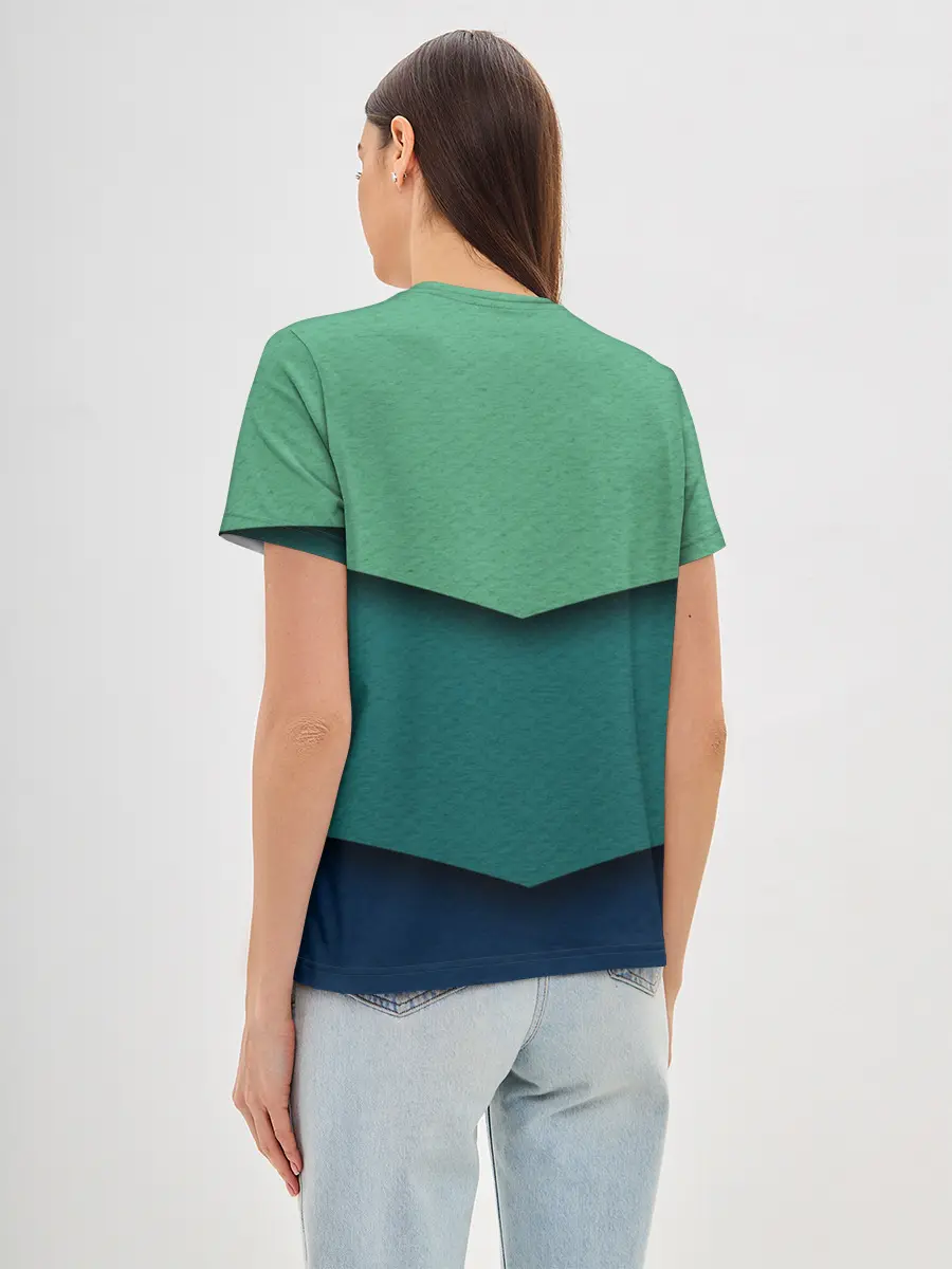 Женская базовая футболка / Текстура бумаги