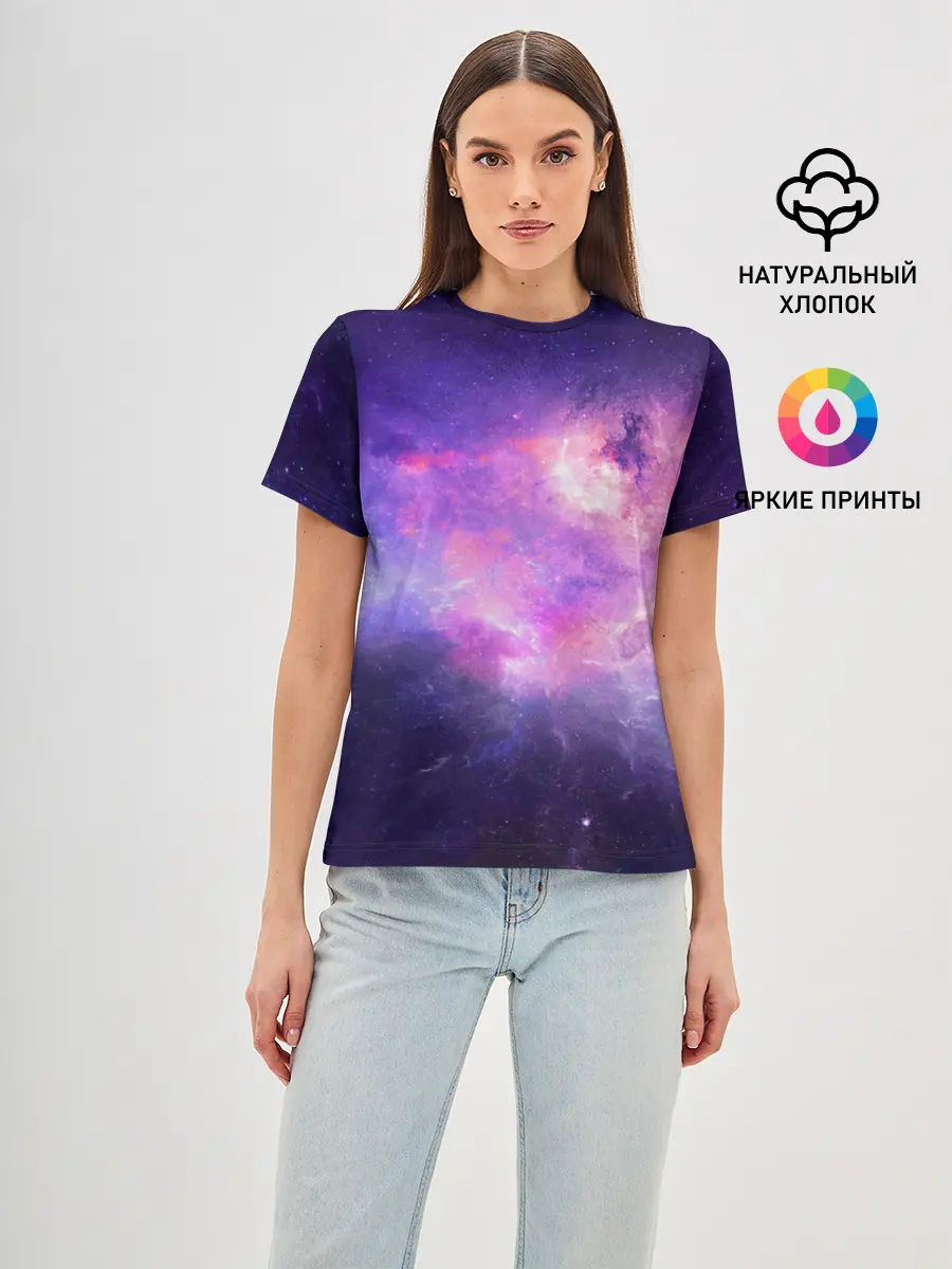Женская базовая футболка / Cosmos