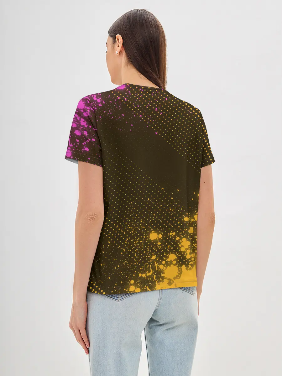 Женская базовая футболка / Симпл Димпл - Краска