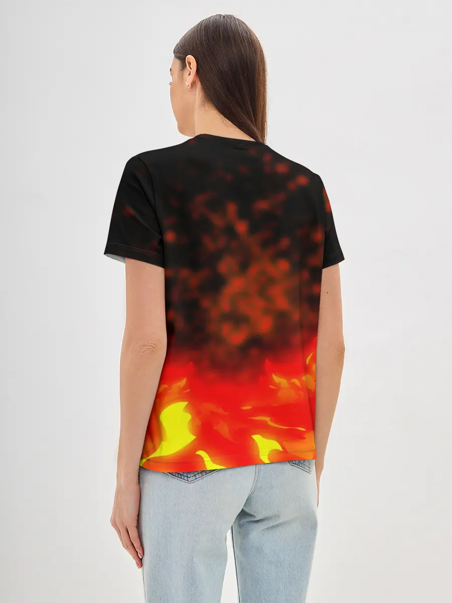 Женская базовая футболка / Кёджуро Ренгоку