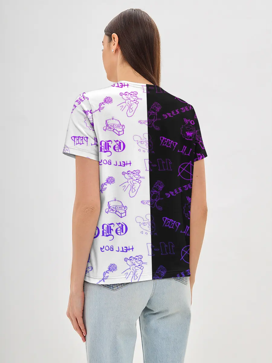 Женская базовая футболка / LIL PEEP