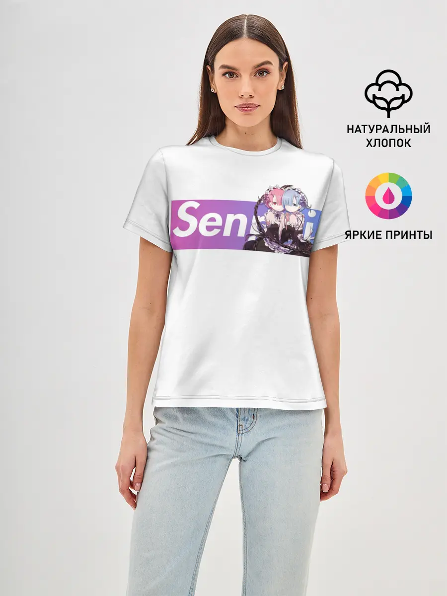 Женская базовая футболка / Re:Zero