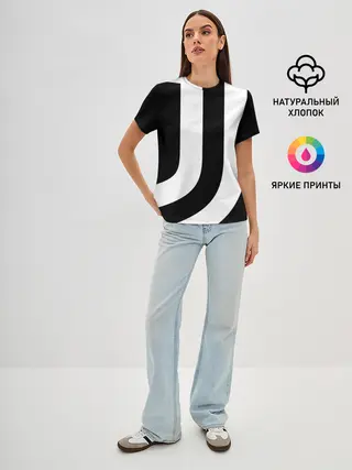 Женская базовая футболка / Juventus | J
