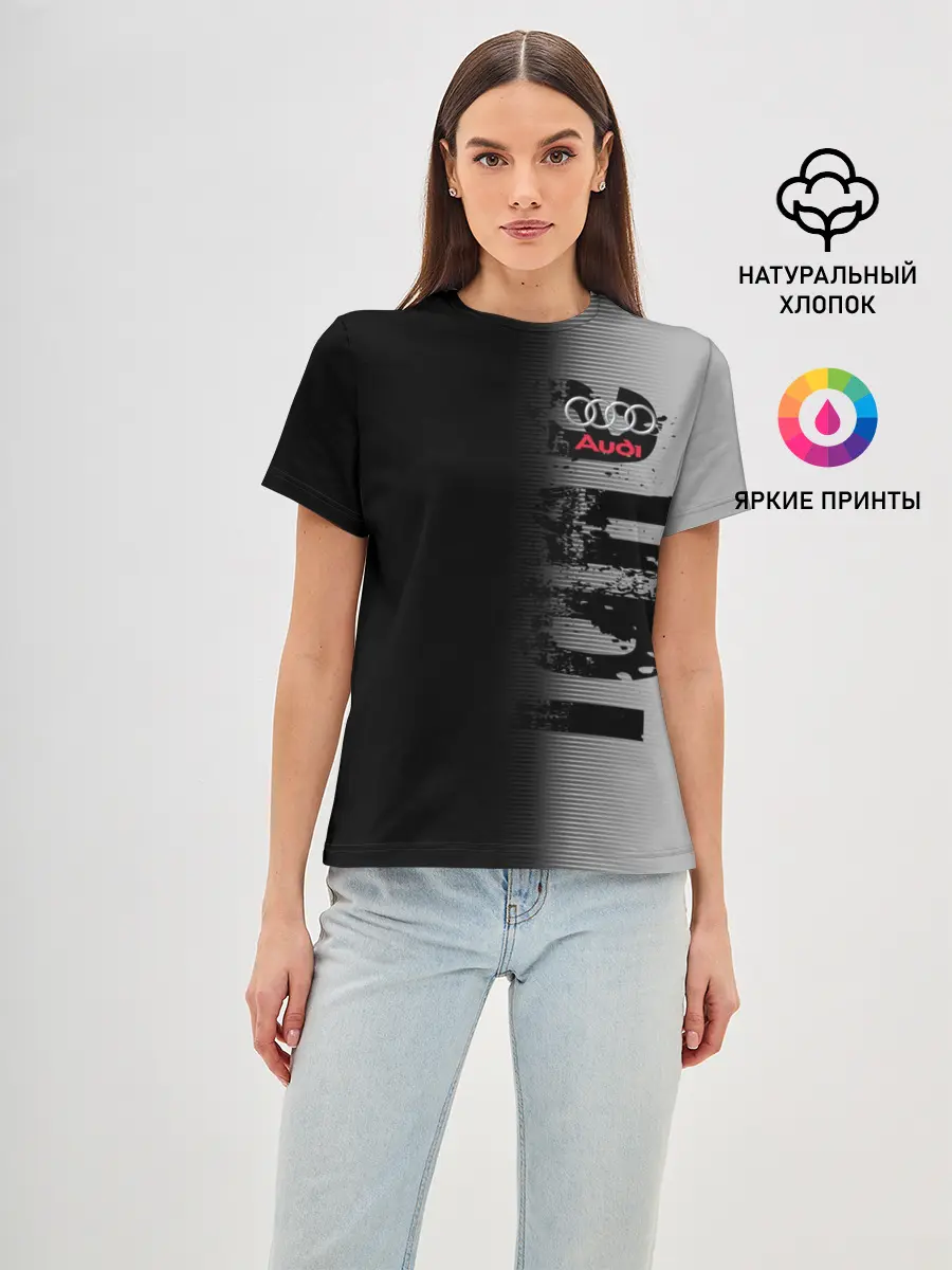 Женская базовая футболка / AUDI SPORT