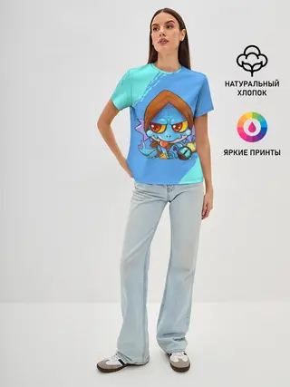 Женская базовая футболка / Сларк | Dota 2