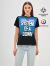Женская базовая футболка / System of a Down