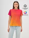 Женская базовая футболка / Градиент