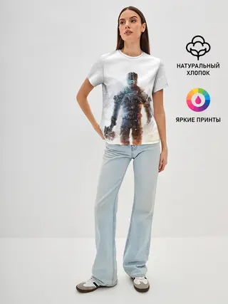 Женская базовая футболка / Айзек Кларк Dead Space