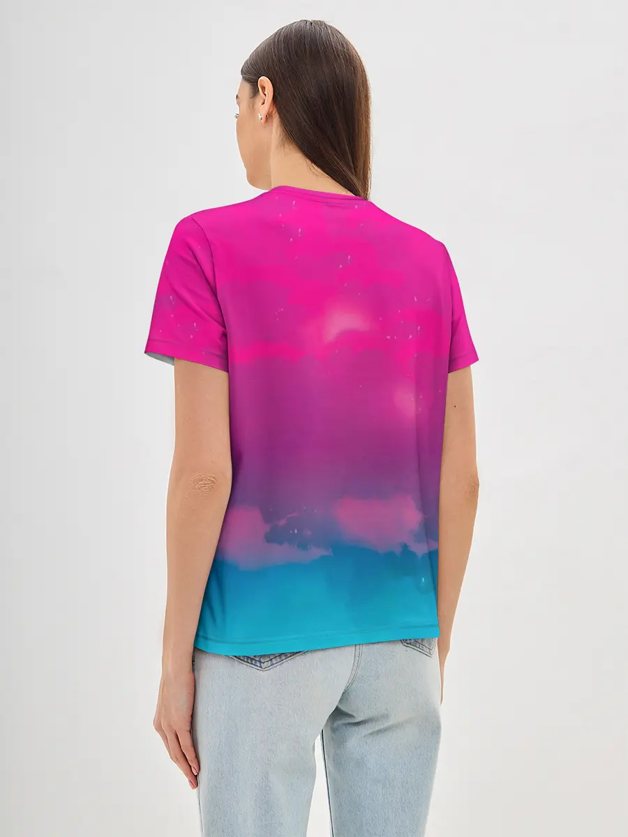 Женская базовая футболка / Прекрасная АСКА ЛЭНГЛИ СОРЬЮ