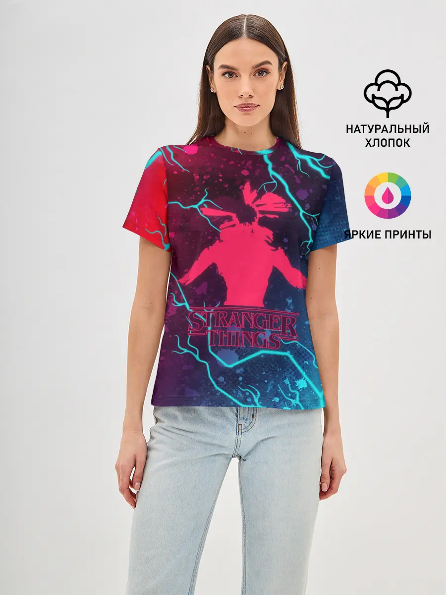 Женская базовая футболка / ОЧЕНЬ СТРАННЫЕ ДЕЛА / STRANGER