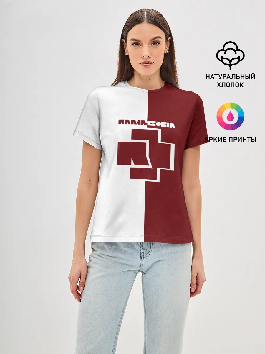 Женская базовая футболка / Rammstein