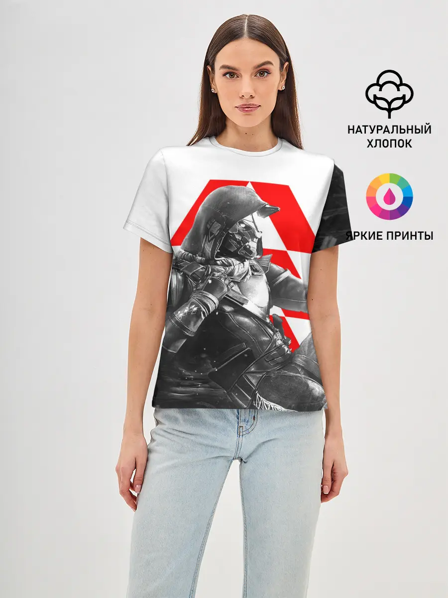 Женская базовая футболка / DESTINY CAYDE 6 / КЕЙД 6 ОХОТНИК EXO