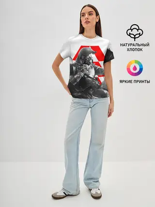 Женская базовая футболка / DESTINY CAYDE 6 / КЕЙД 6 ОХОТНИК EXO