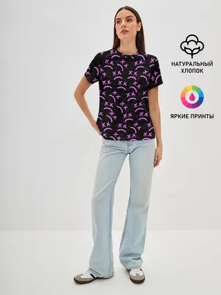 Женская базовая футболка / LIL PEEP