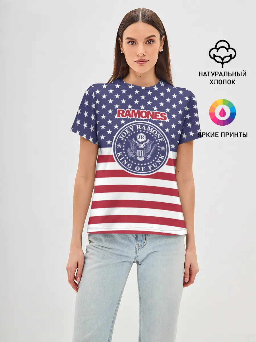 Женская базовая футболка / Ramones