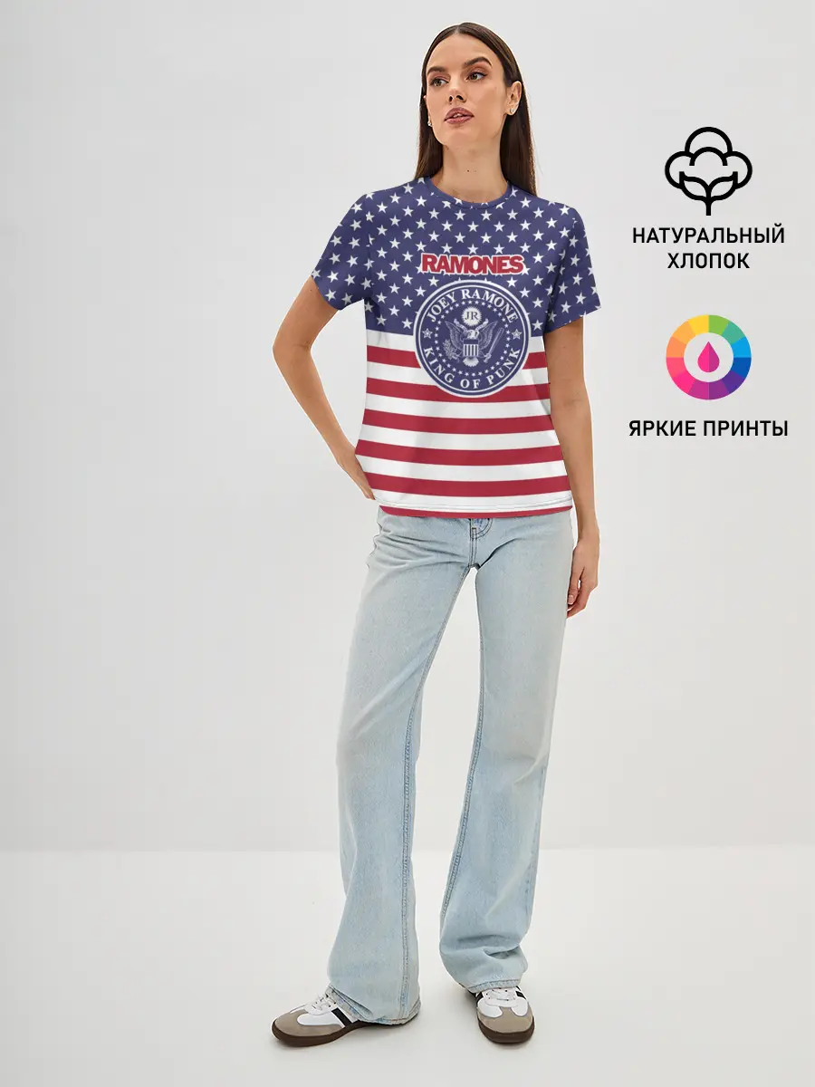 Женская базовая футболка / Ramones
