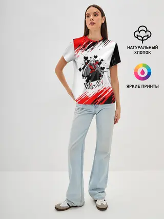 Женская базовая футболка / Kakegurui | Ририка Момобами