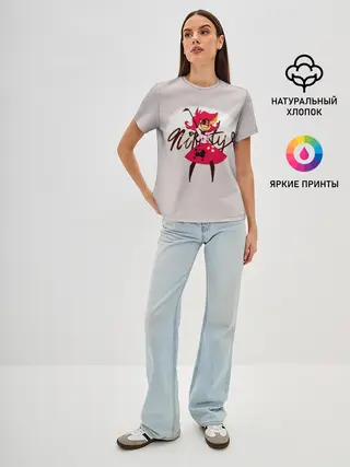 Женская базовая футболка / Отель Хазбин