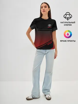 Женская базовая футболка / TOYOTA | ТОЙОТА