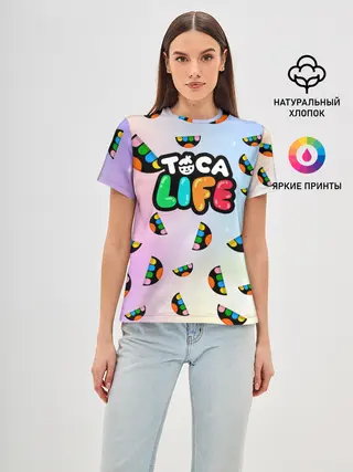 Женская базовая футболка / ТОКА БОКА ЛОГОТИП