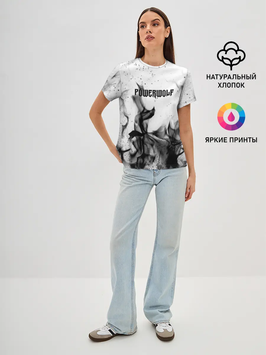 Женская базовая футболка / POWERWOLF