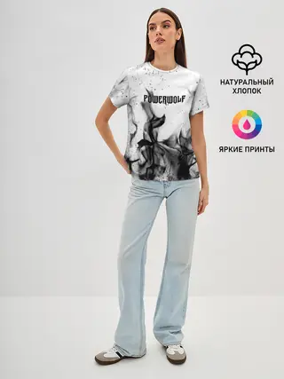 Женская базовая футболка / POWERWOLF