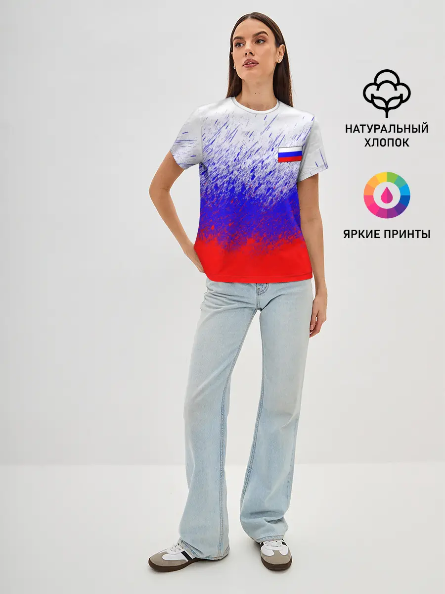 Женская базовая футболка / Россия