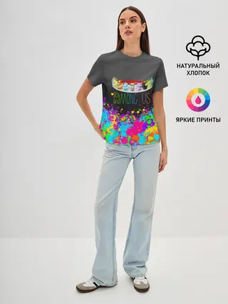 Женская базовая футболка / Among Us | Pokemon | Покемон