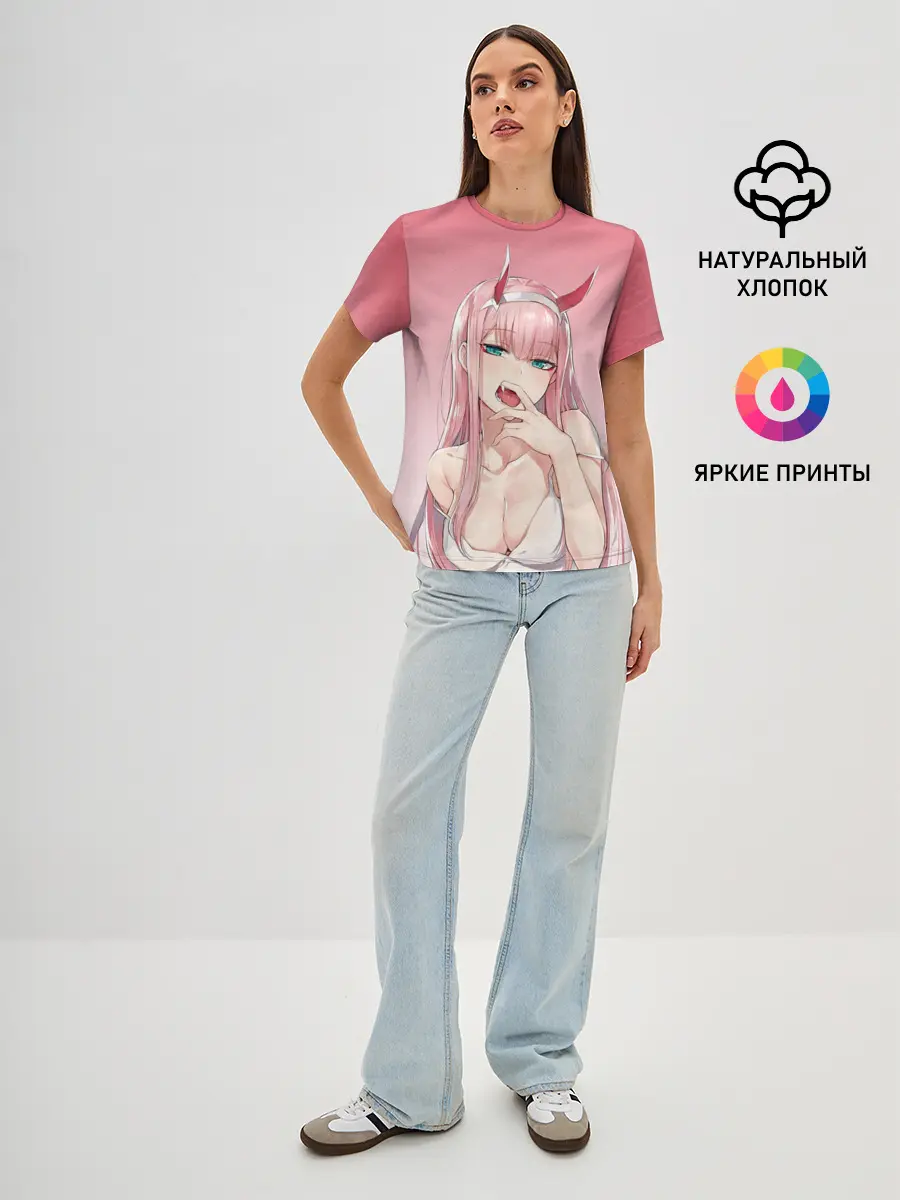 Женская базовая футболка / Sexy 02