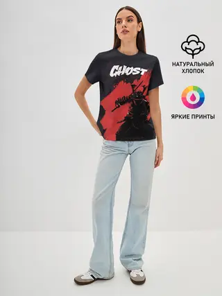 Женская базовая футболка / Ghost
