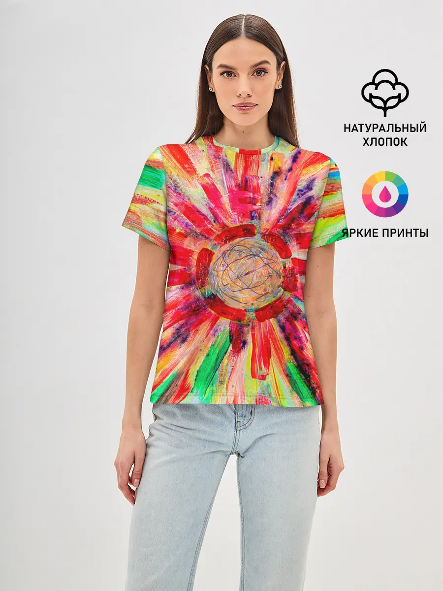 Женская базовая футболка / Освобождение от 3D