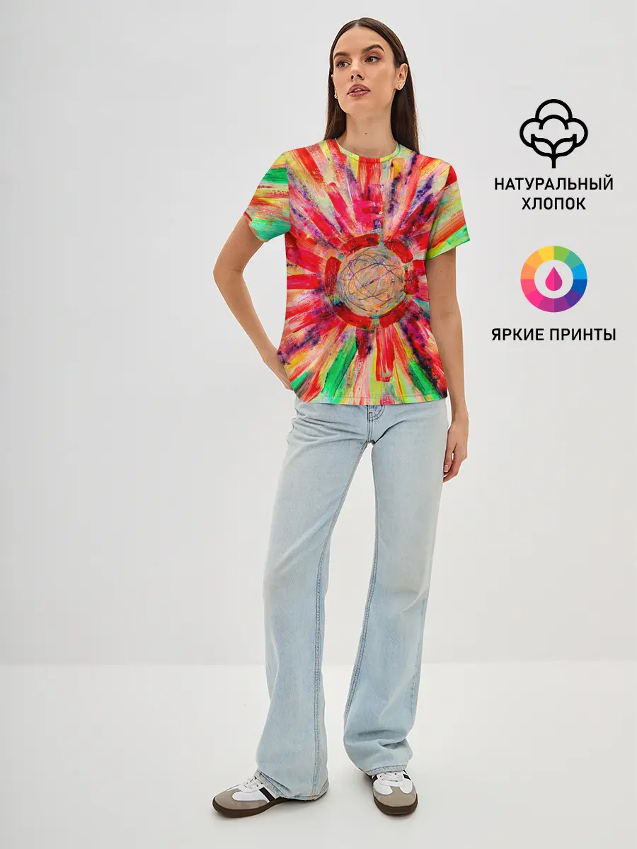 Женская базовая футболка / Освобождение от 3D