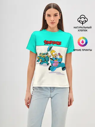 Женская базовая футболка / Эпичная Погоня