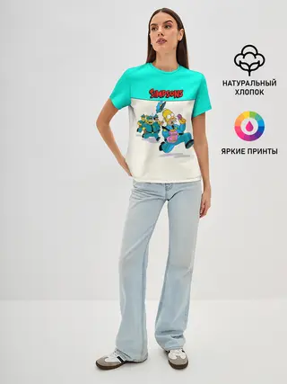 Женская базовая футболка / Эпичная Погоня