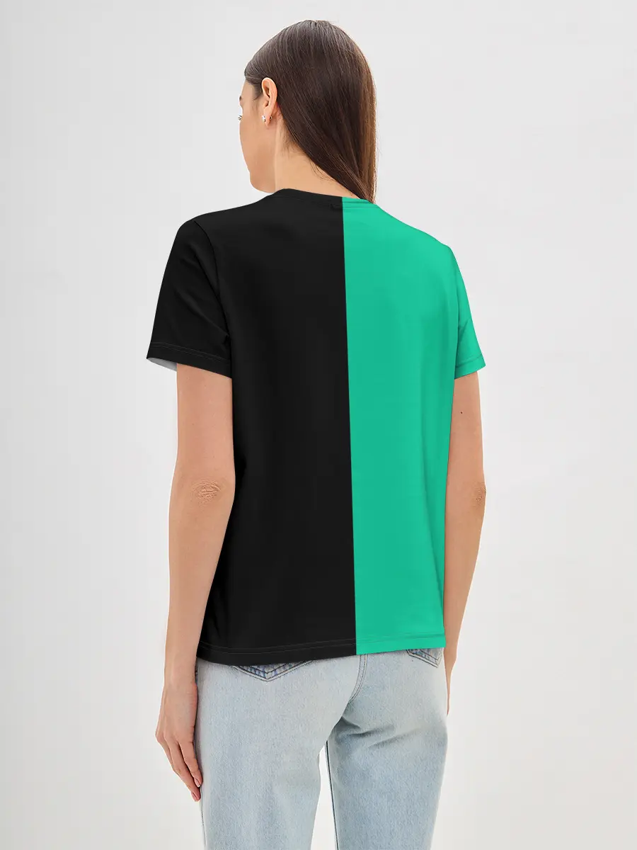 Женская базовая футболка / СПЛИТ МАСКА СЯО