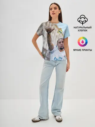 Женская базовая футболка / Роберто Карлос