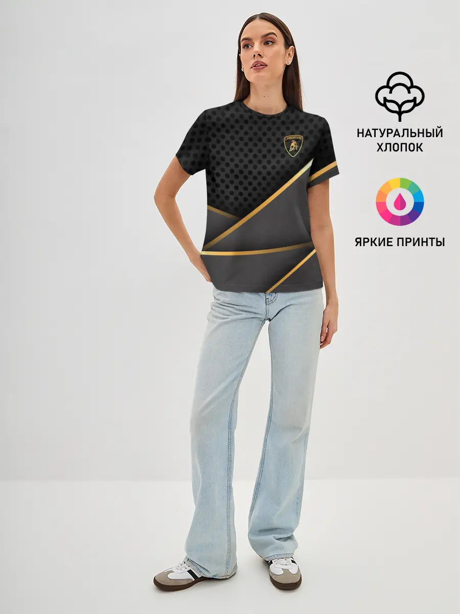 Женская базовая футболка / Lamborghini