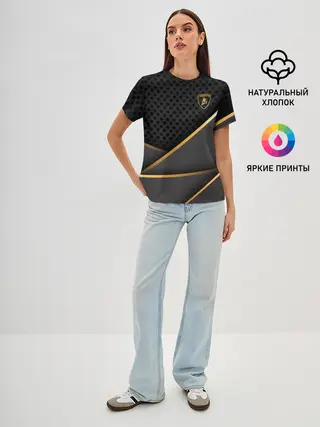 Женская базовая футболка / Lamborghini