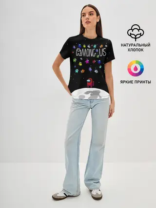 Женская базовая футболка / AMONG US
