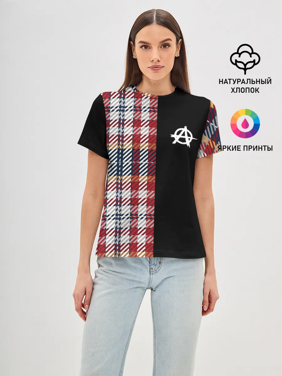 Женская базовая футболка / АНАРХИЯ | ANARCHY